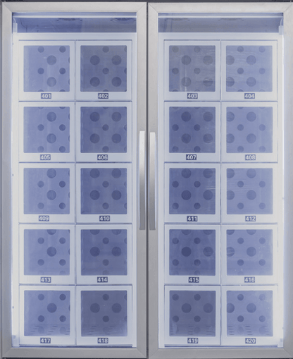 Porte Double pour Casiers Réfrigérés avec Vitre