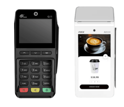 PACK TPE Pax A8500 IP/4G/WIFI + Q25 (câble compris)